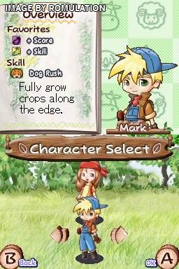 Harvest Moon - Frantic Farming for NDS screenshot